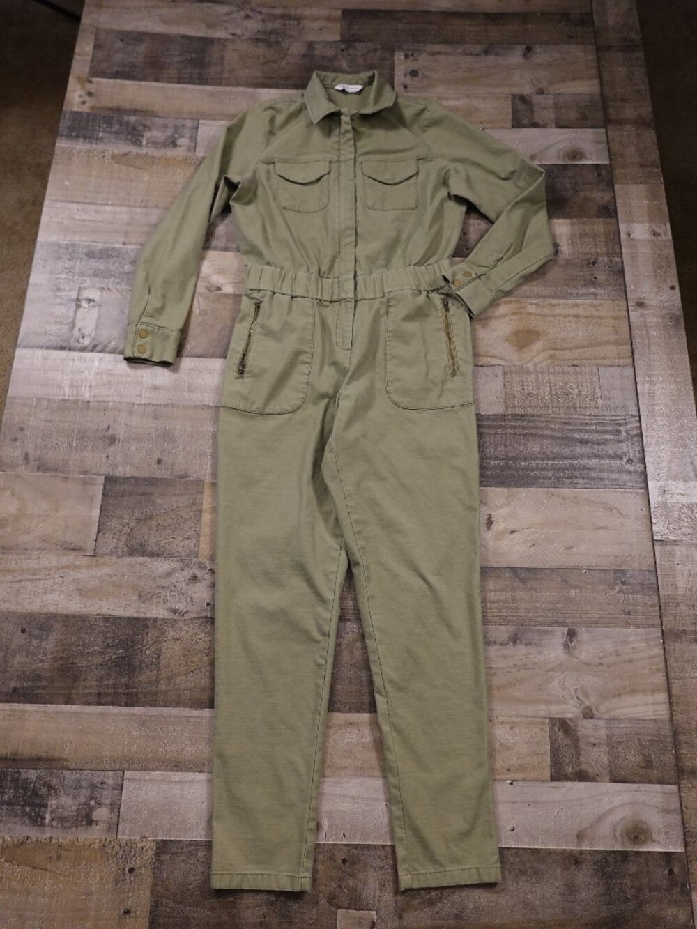 Alpine Design Traveler Jumpsuit Women’s Medium Olive Utility Travel